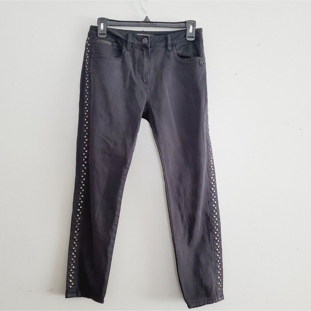 Scotch & Soda Petit Ami Boyfriend Slim Jeans in Barely Black Women's Size 25R